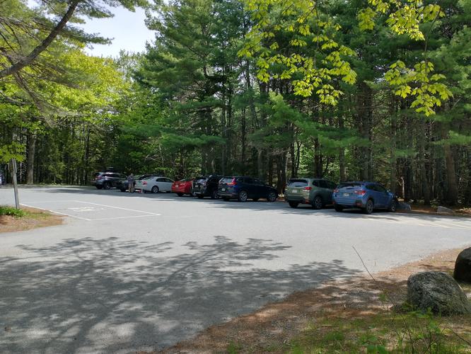 Parking area at Trailhead 