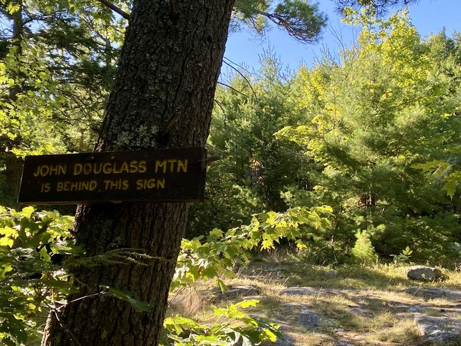 Summit of Douglas Mountain behind here