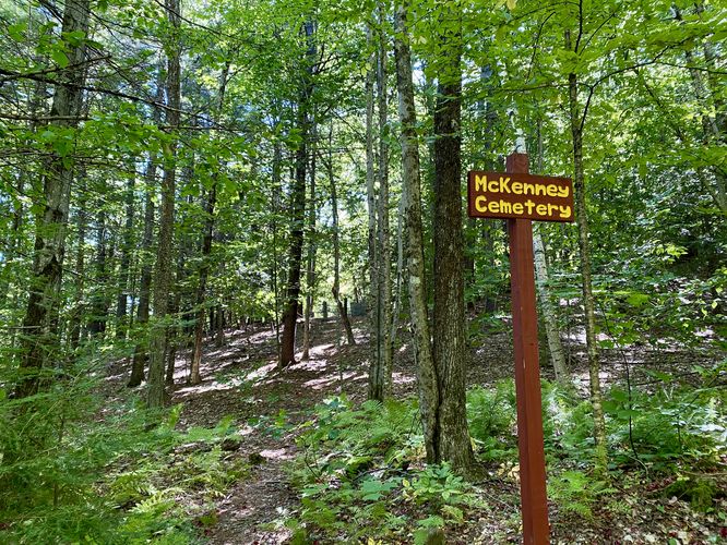 McKenney Cemetery sign
