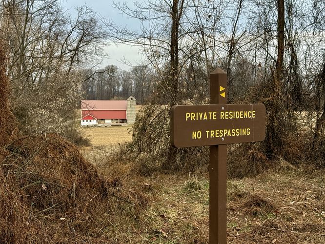 Private land, no trespassing