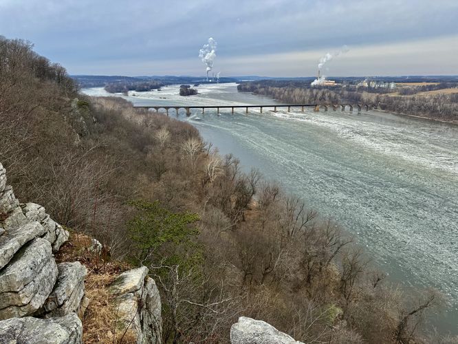 View of the Susquehanna River at Schull's Rock