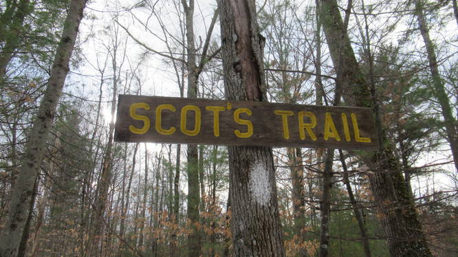 Junction of Scot's trail and Summit West Trail
