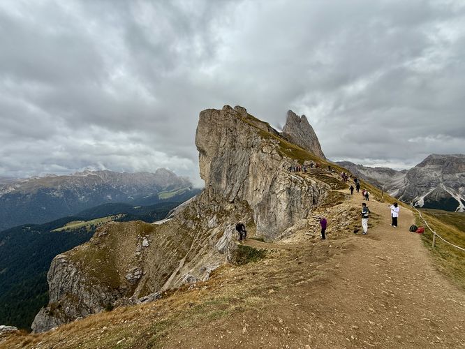 "Instagram hill" of Seceda Ridge