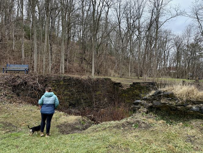 Old foundation from the Seneca Mill