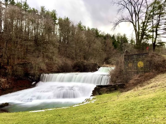 Long exposure of Seneca Mills Falls