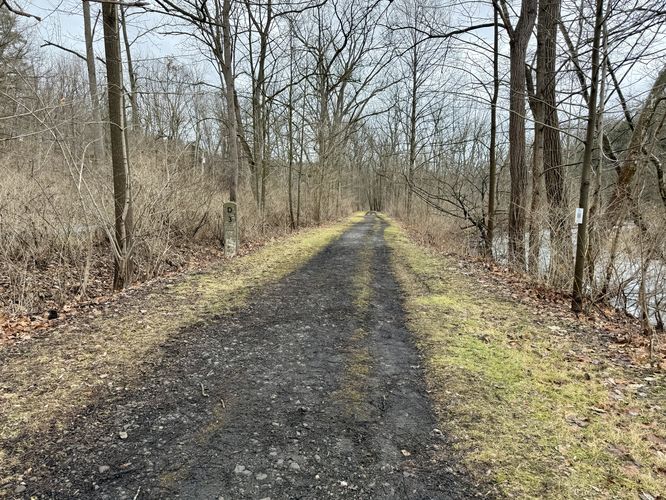 Keuka Outlet Trail leads to Cascade Mills Falls