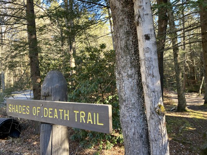 Shades of Death Trail trailhead