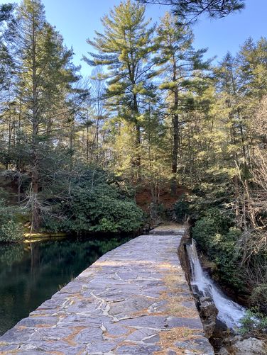 Walking the Stametz Dam