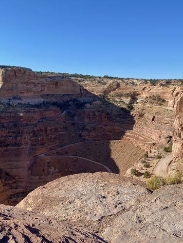 View of the Shafer Trail