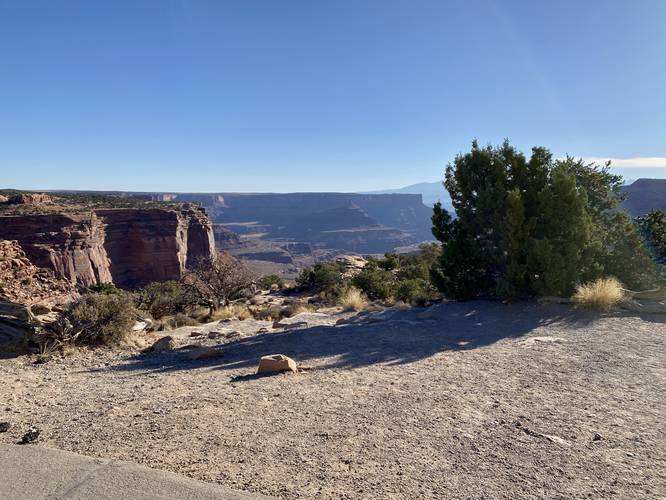 Shafer Canyon Overlook Trail trailhead