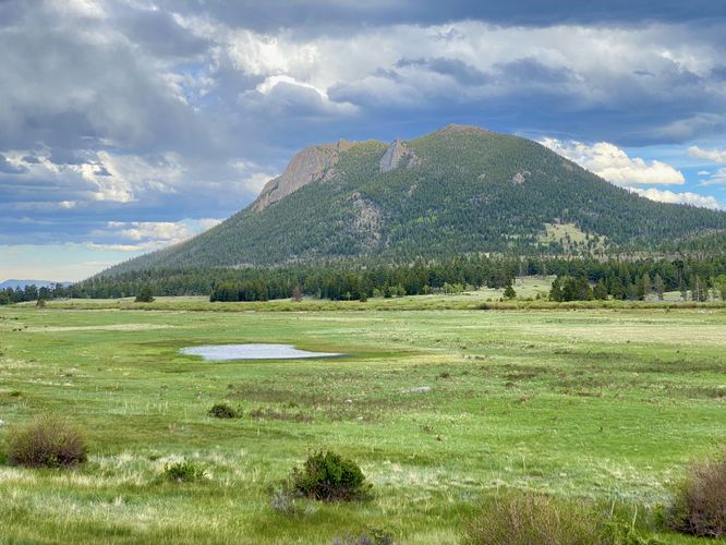 View of Sheep Lakes and Deer Mountain