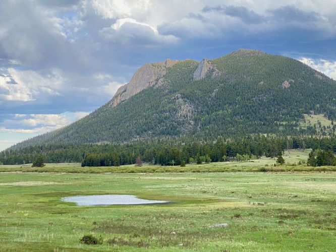 View of Sheep Lakes and Deer Mountain