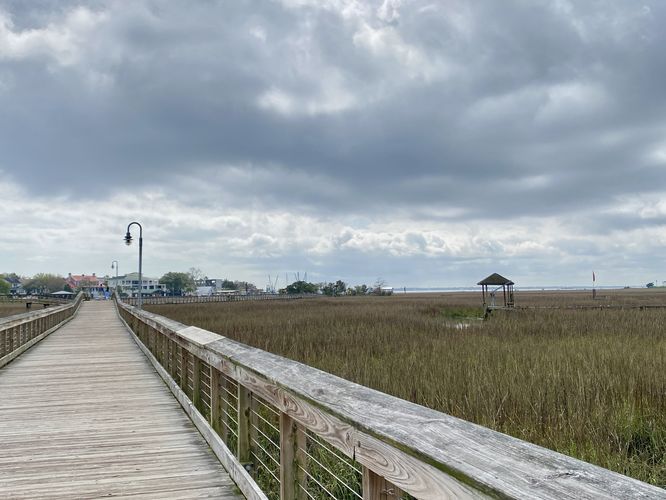 Walking the Shem Creek Boardwalk