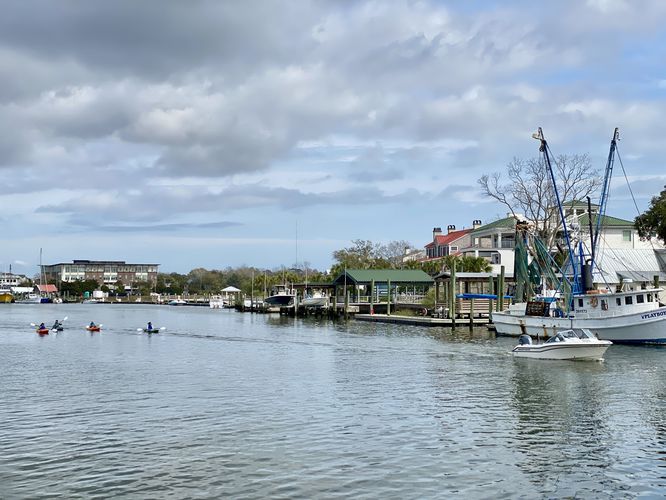 Kayakers in Shem Creek