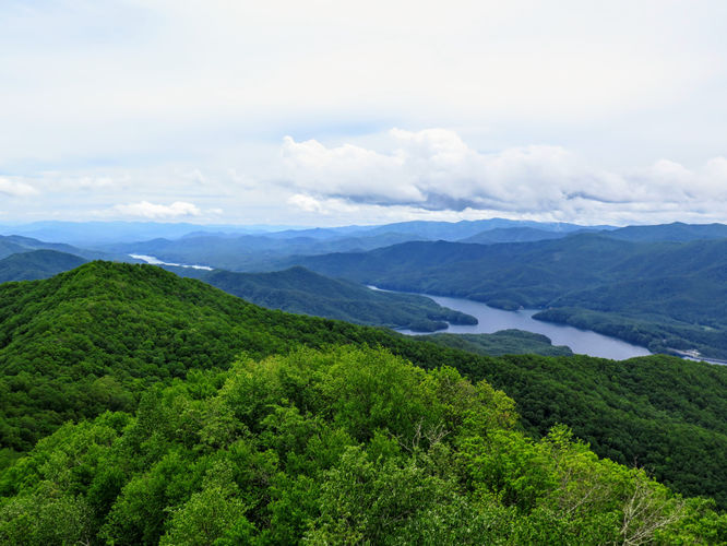 Default image for Shuckstack Lookout Tower Hike, a 6.8-mile trail in Fontana Dam, NC (US)