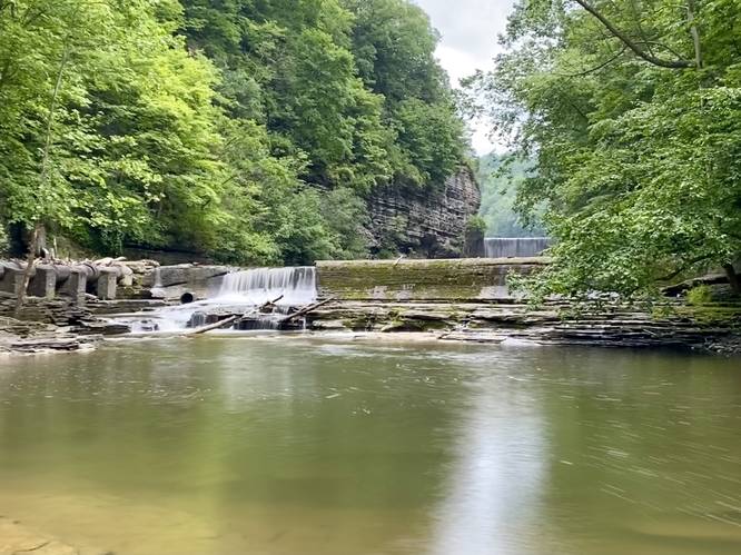 Dam Waterfalls (lower and upper)