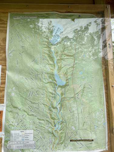 Six Mile Creek Natural Area trail map