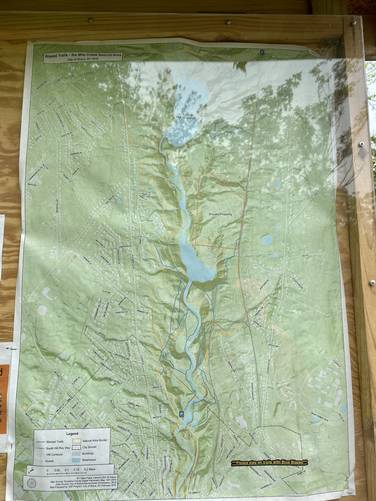 Six Mile Creek Natural Area trail map