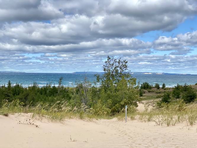 View of the Manitou Islands