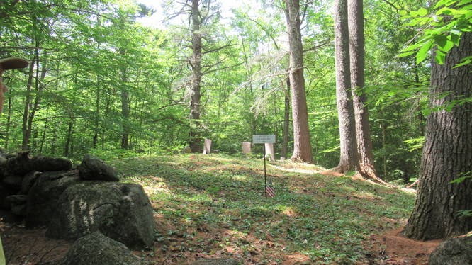 Patten Cemetery from the 1800s