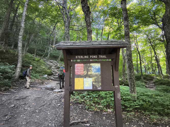 Trailhead kiosk