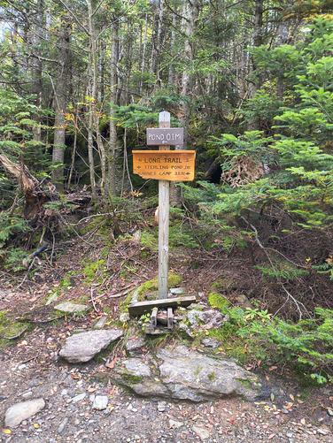 Example of trail sign