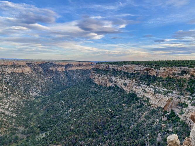 View of Soda Canyon and the Balcony House