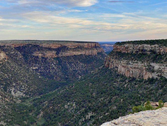 Southward view of Soda Canyon from the 2nd (middle) overlook