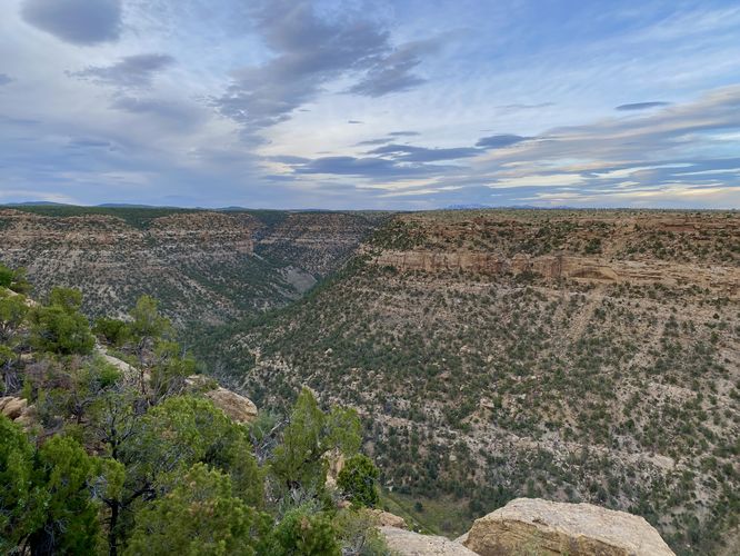 Northward view of Soda Canyon from the 3rd (north) overlook