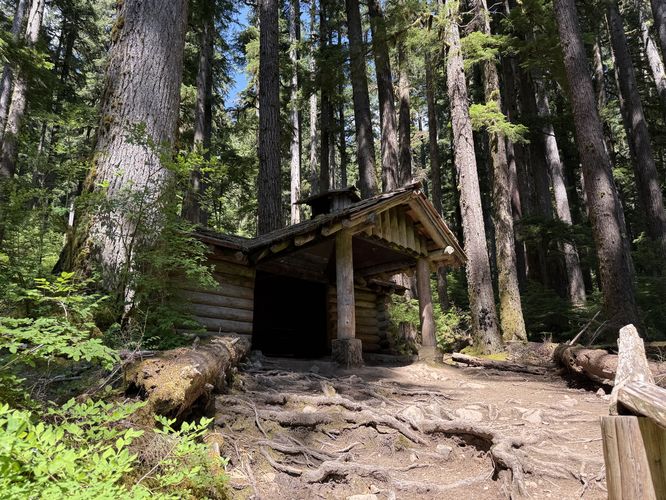 Backpacking shelter (permit required)