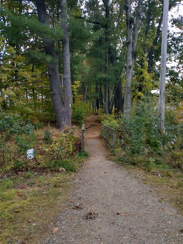 Entrance to the Nature Trail 