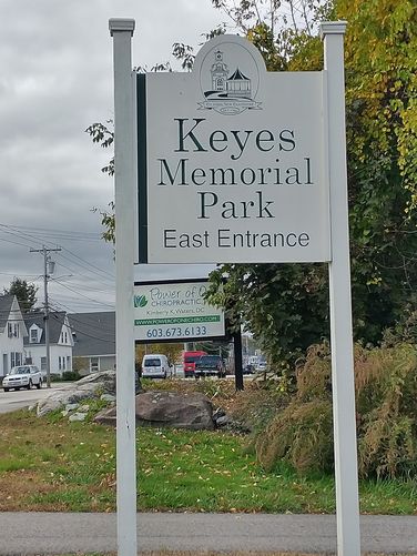 Entrance to Keyes Memorial Park 
