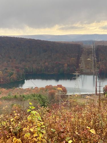 North View of the Hagerman Reservoir and mountains near Williamsport, PA