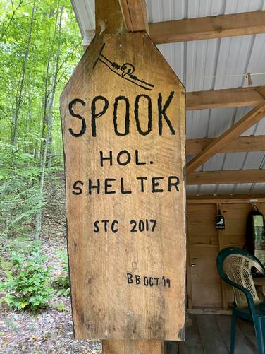 Spook Hollow Shelter / campsite