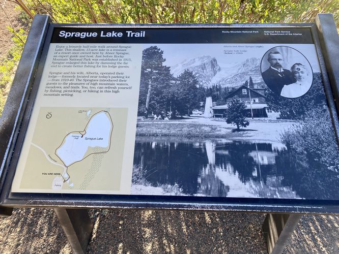 Sprague Lake Trail historical info