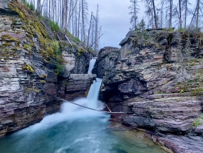 St. Mary Falls long exposure