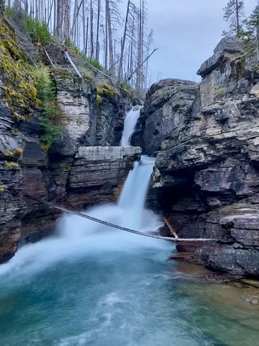 St. Mary Falls long exposure