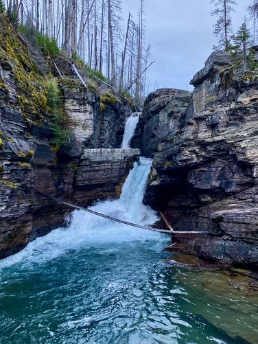 Portrait of St. Mary Falls