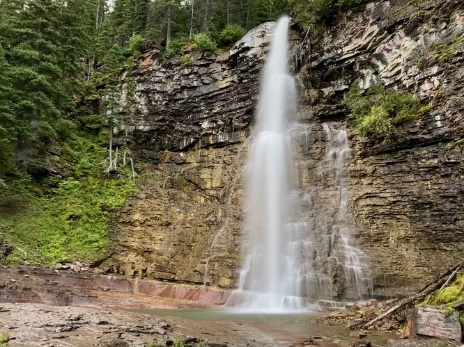 Upper Virginia Falls (80-feet tall), long exposure