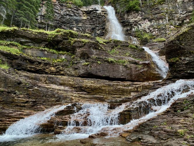 Lower and Upper Virginia Falls