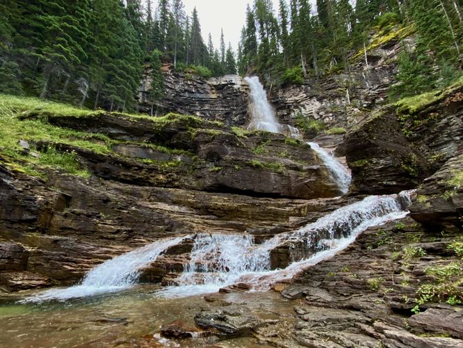 Lower and Upper Virginia Falls