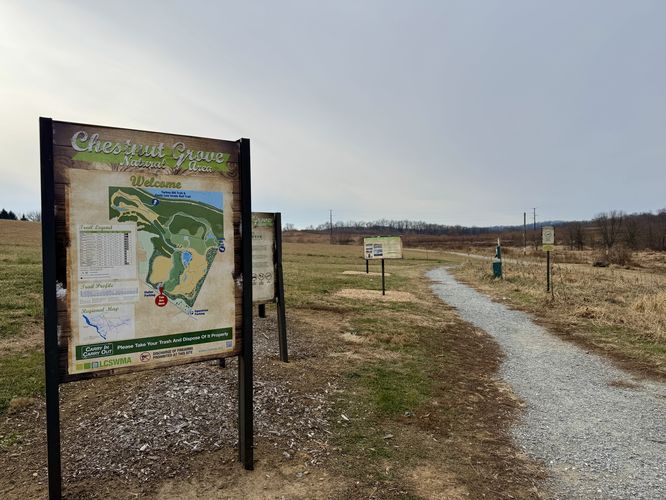 Trailhead at Chestnut Grove Natural Area