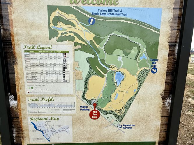 Chestnut Grove Natural Area trail map