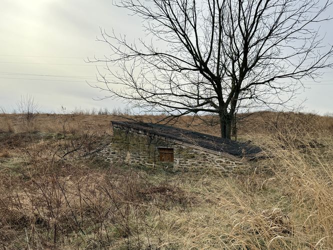 Farmland storage shed