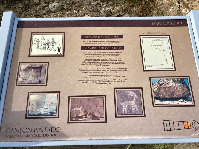 Reasons for Rock Art: Canyon Pintado petroglyph info