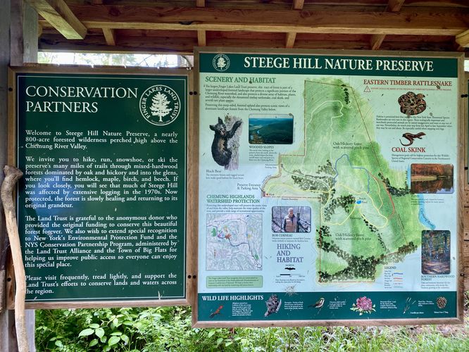 Steege Hill trail info
