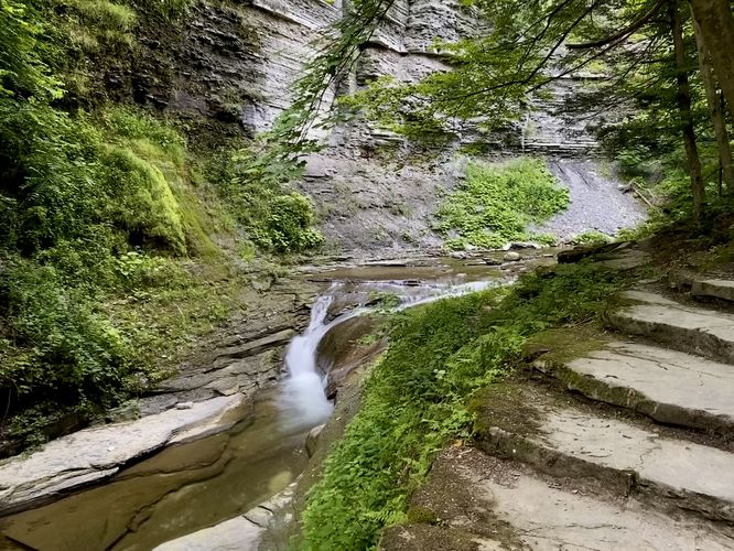 4-foot tall waterfall (long exposure)