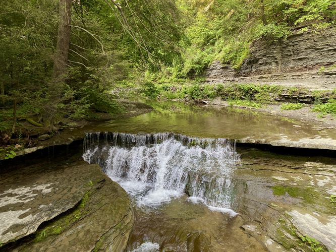 5-foot tall waterfall