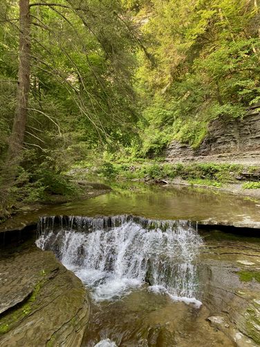 5-foot tall waterfall
