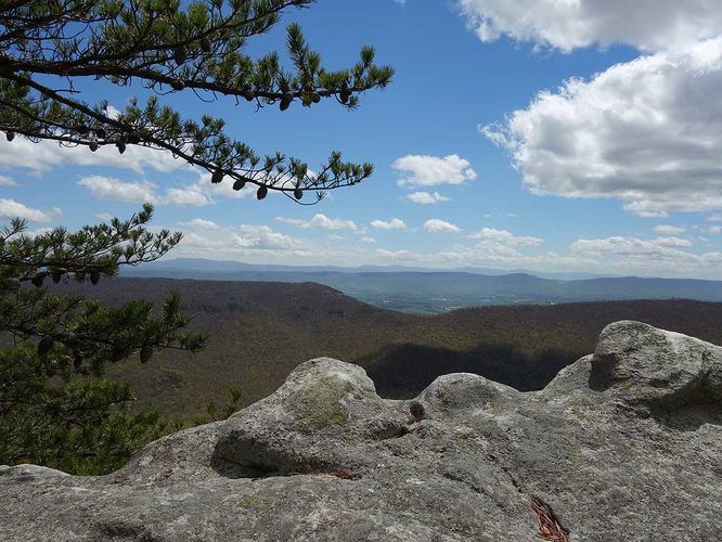Default image for Sulphur Springs Gap and White Rock Cliff Hike, a 6.5-mile trail in Maurertown, VA (US)